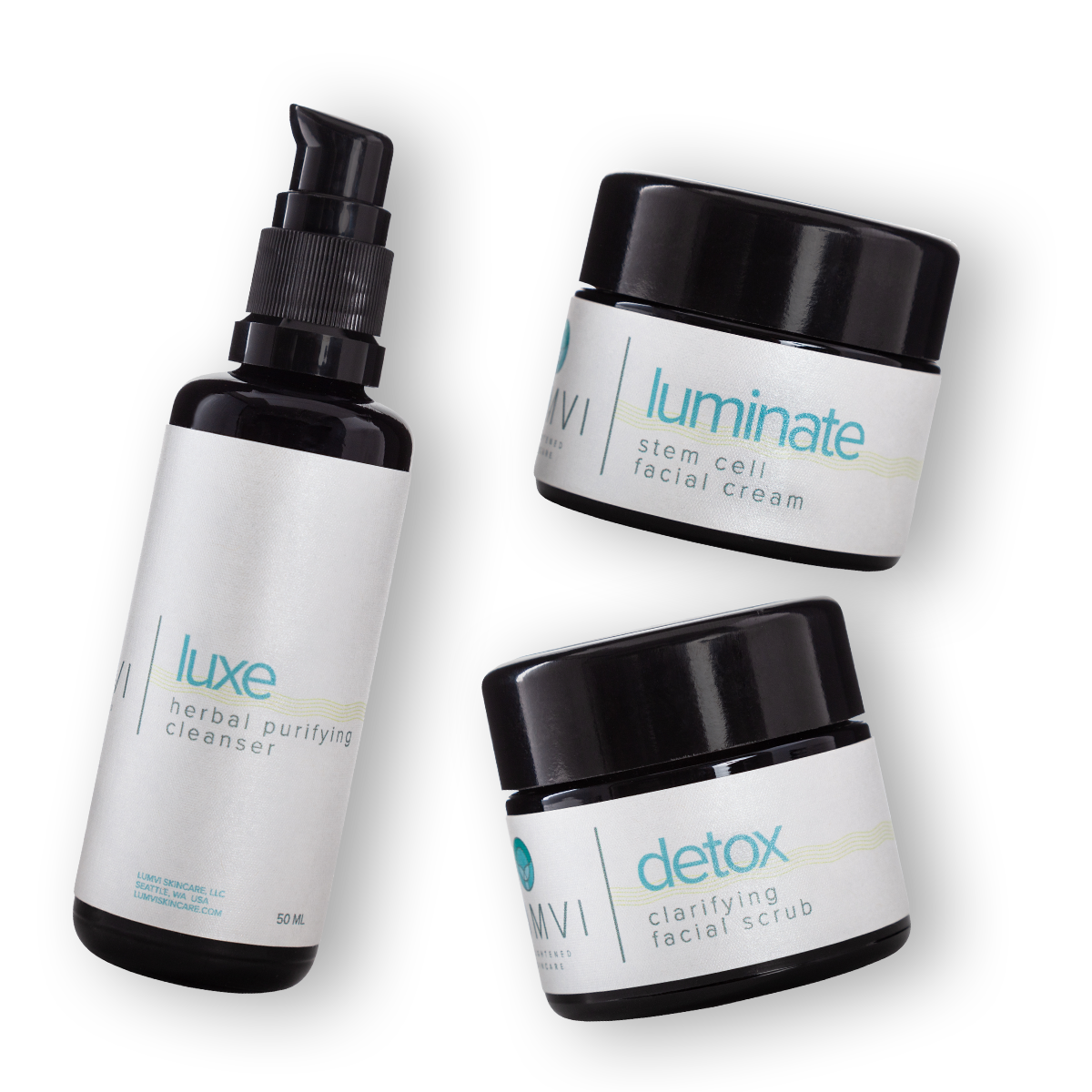 Luminous Bundle - Luxe + Luminate + Detox - Lumvi Skincare